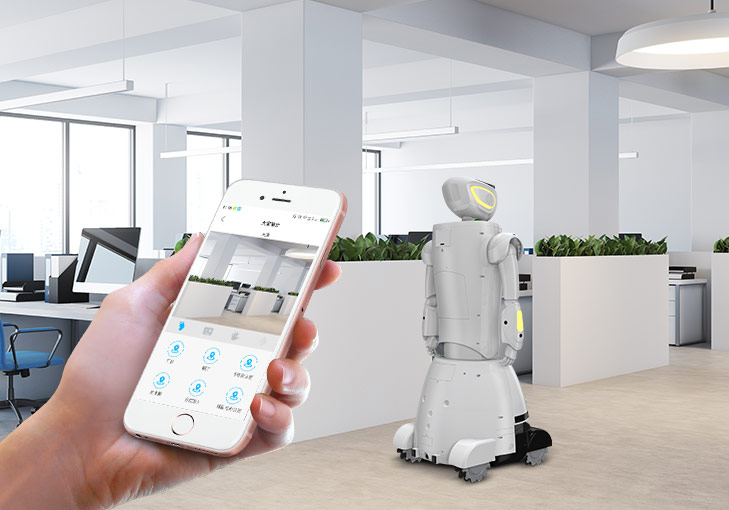 reception robot, communication robot, service robot in business