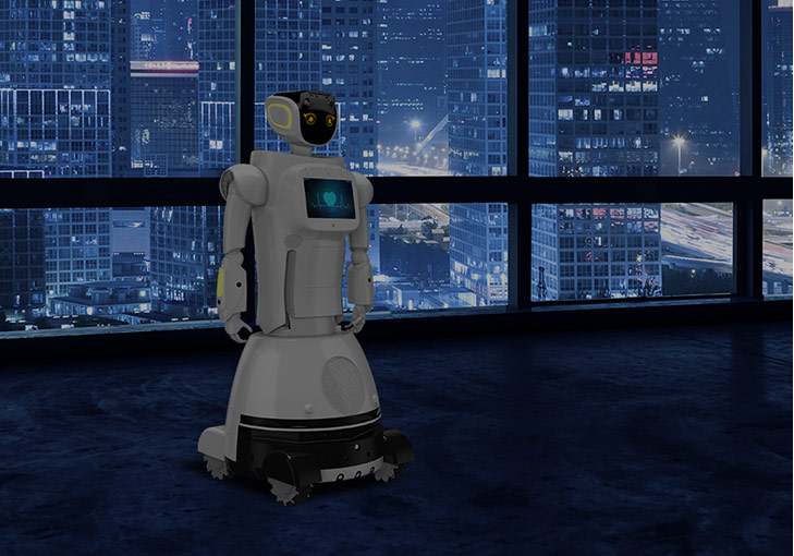 commercial ai robotics, humanoid service robot, intelligent service robot co-worker