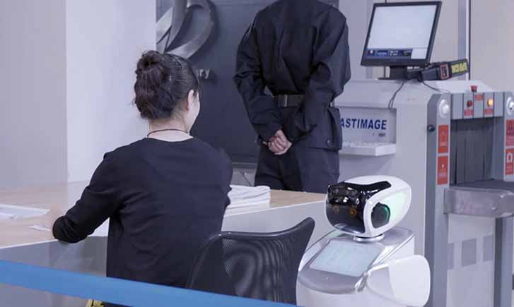 service robot for professional use, professional service robot, financial service robot