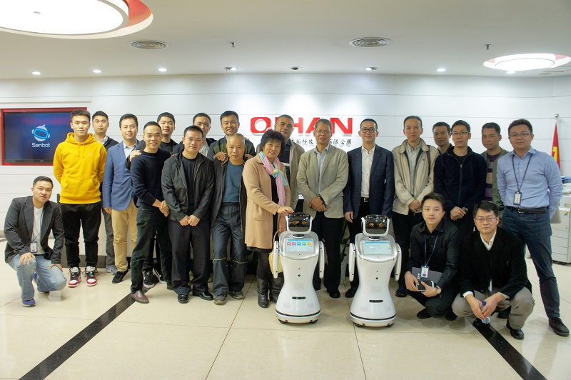 visitor reception robot, customer service robot, china ai robotics