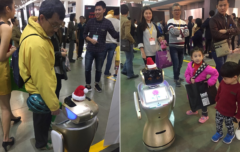 service robot for business, business promotional robot, intelligent service robotics