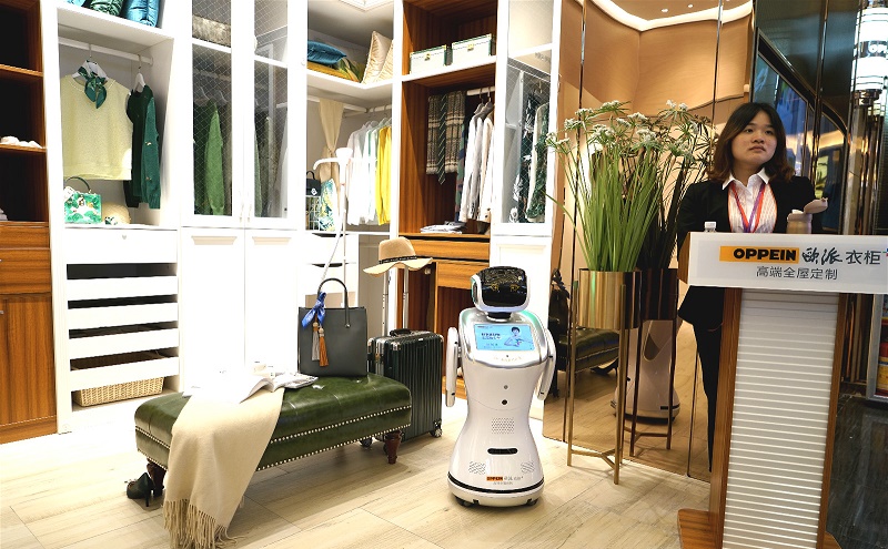 sanbot for retail, retail promotion robot, custom retail robot