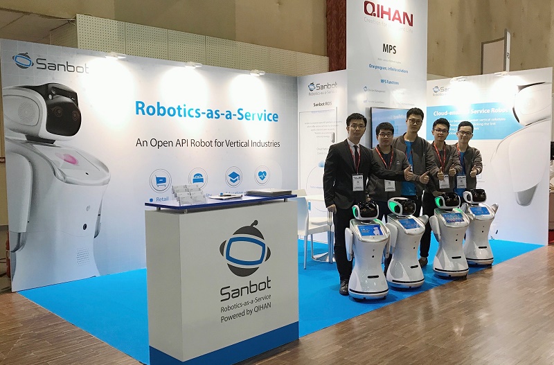 ai robotic service, robotics as a service, business promotion robot