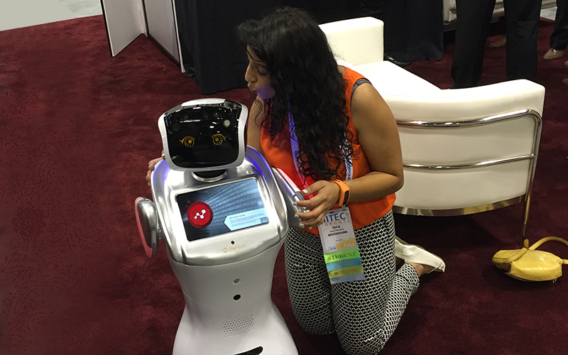 hospitality service robot, reception robot solution, customer interactive robot