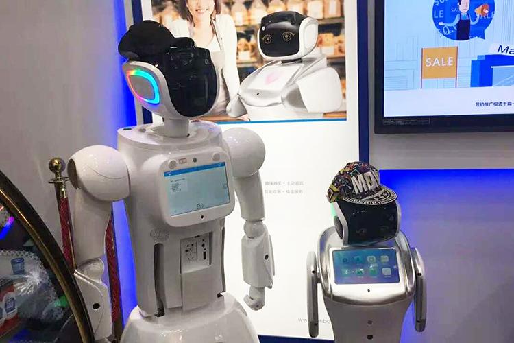 commercial service robot, intelligent service robotics, promotion robot for business